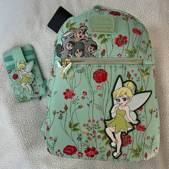 Mini Backpack & Cardholder Tinkerbell Loungefly - Picture 4 of 14